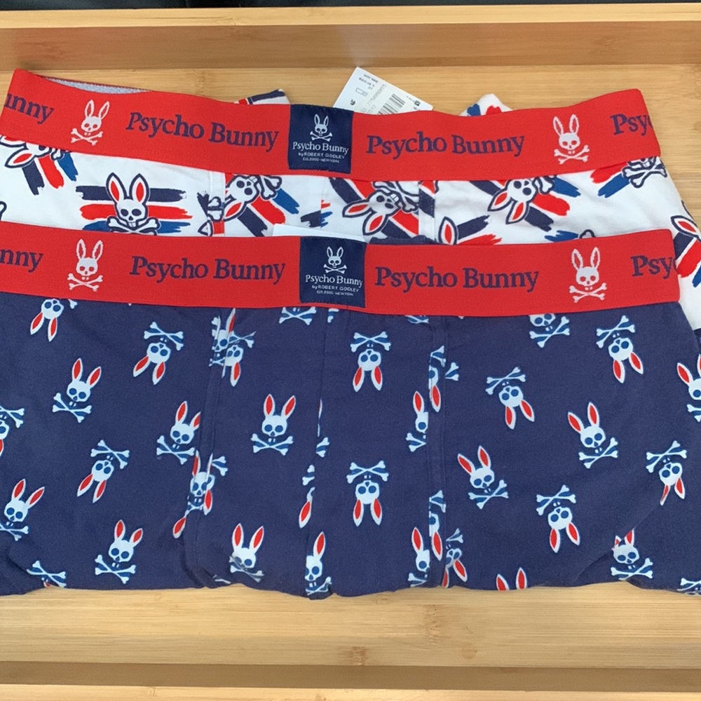 🎈NWT 2 Psycho Bunny Boxers shorts
Size Large